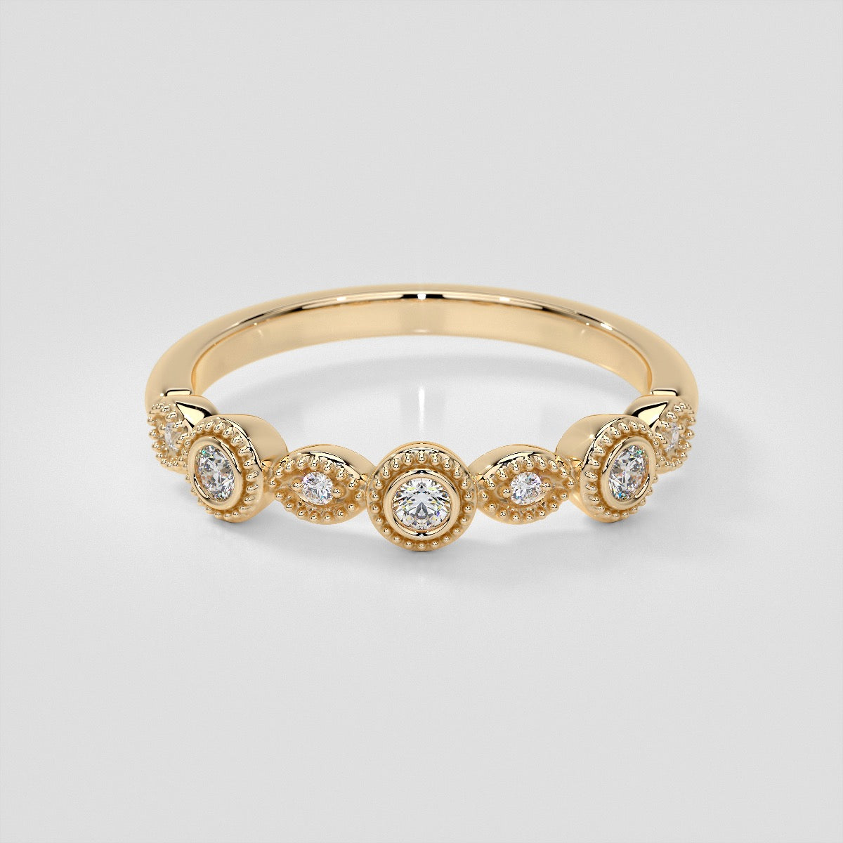 1/3 CTW Lab Grown Diamond Vintage Marquise Embrace Band