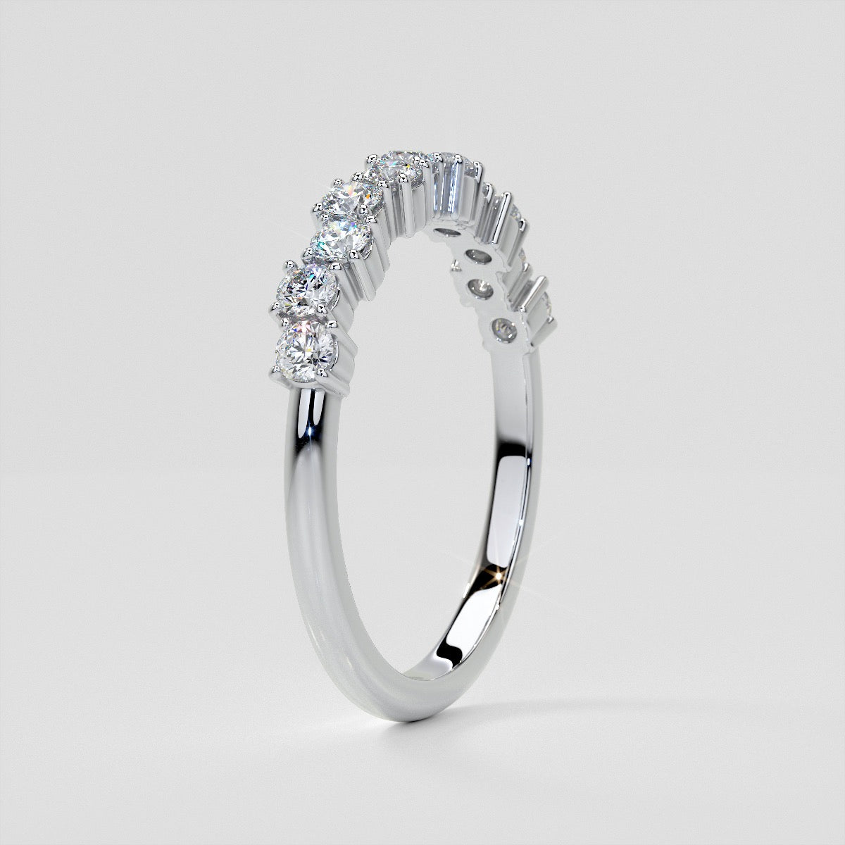 ¾ CTW Lab Grown Diamond Harmonious Cascade Band