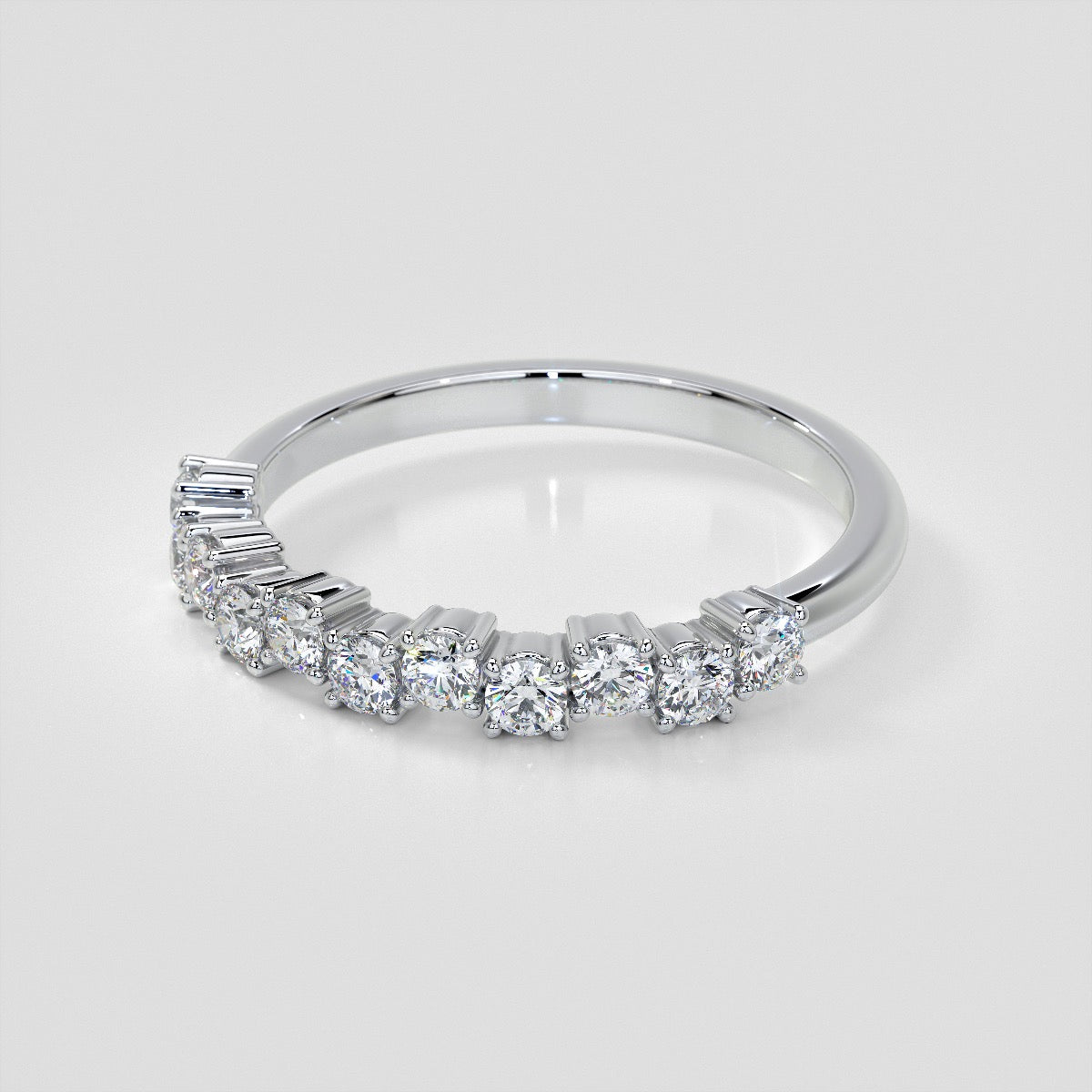 ¾ CTW Lab Grown Diamond Harmonious Cascade Band