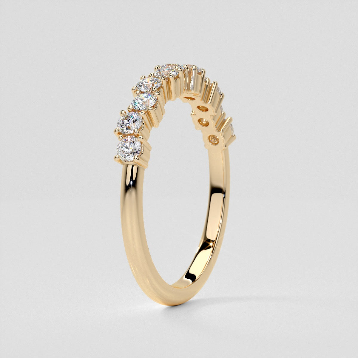 ¾ CTW Lab Grown Diamond Harmonious Cascade Band