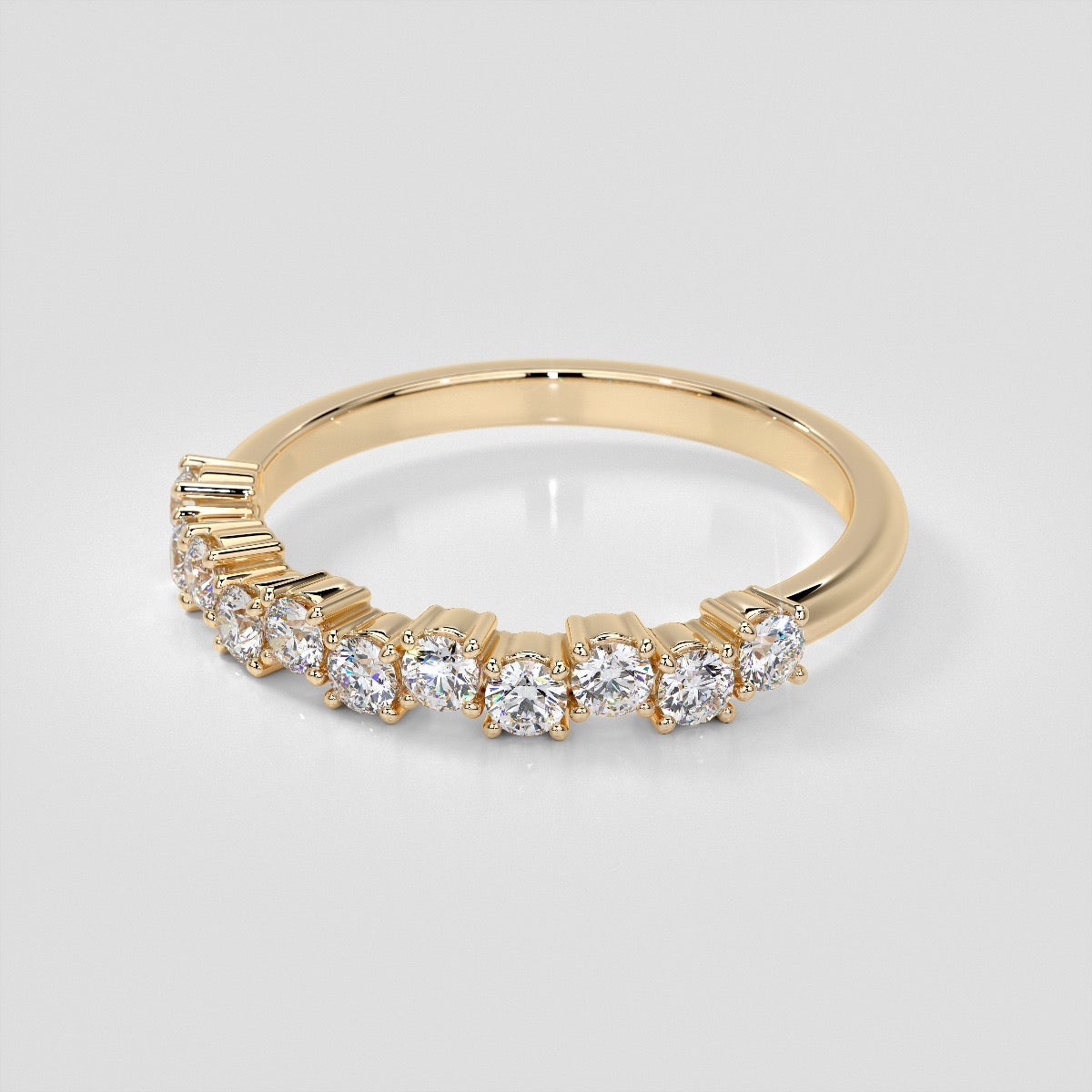 ¾ CTW Lab Grown Diamond Harmonious Cascade Band
