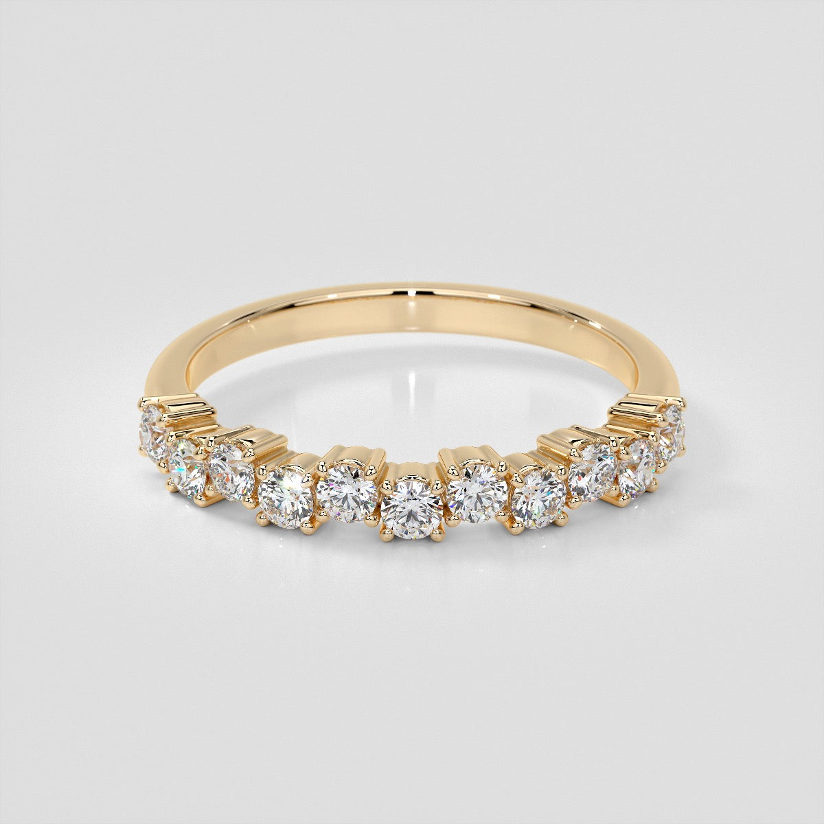 ¾ CTW Lab Grown Diamond Harmonious Cascade Band