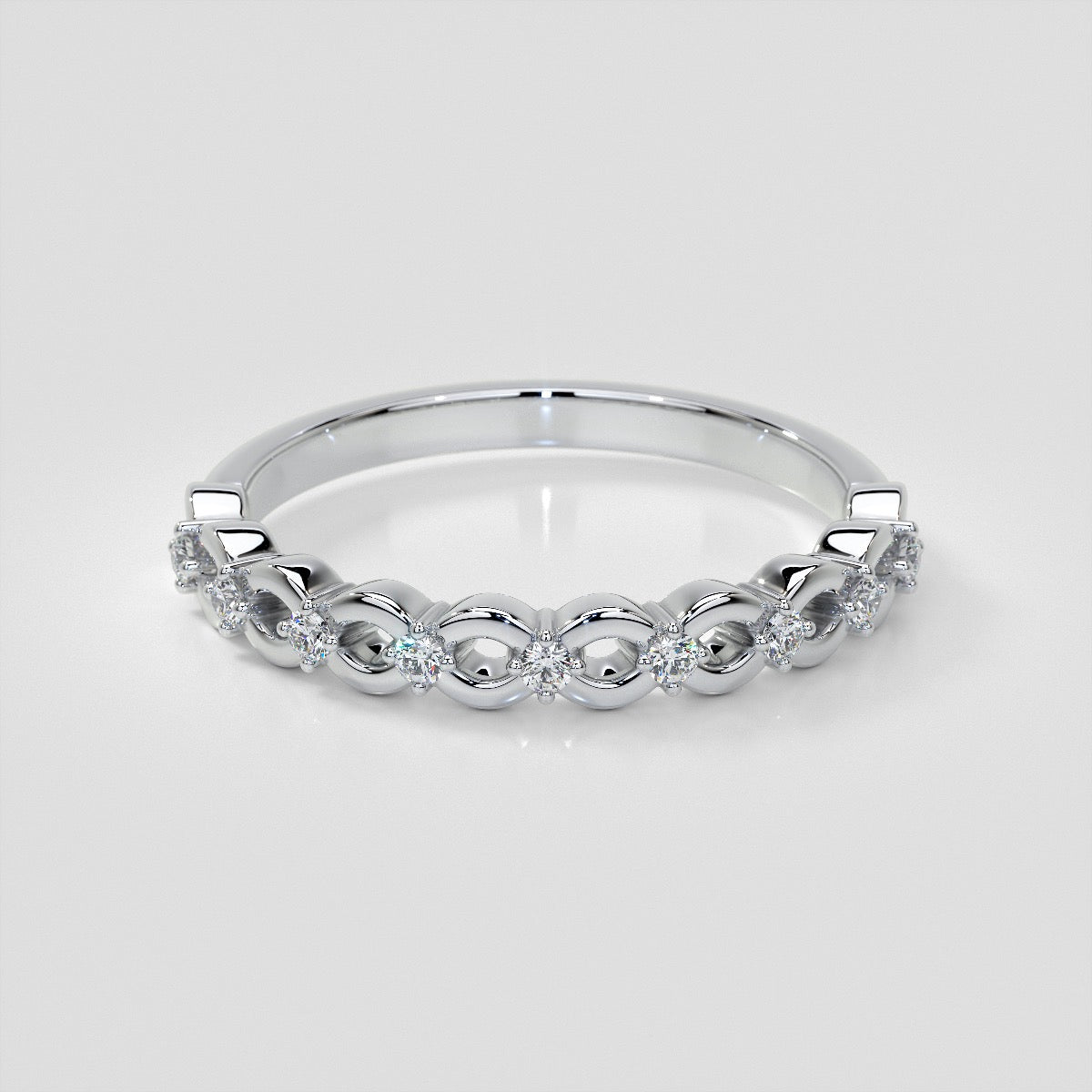 1/8 CTW Lab Grown Diamond Infinite Whispers Band