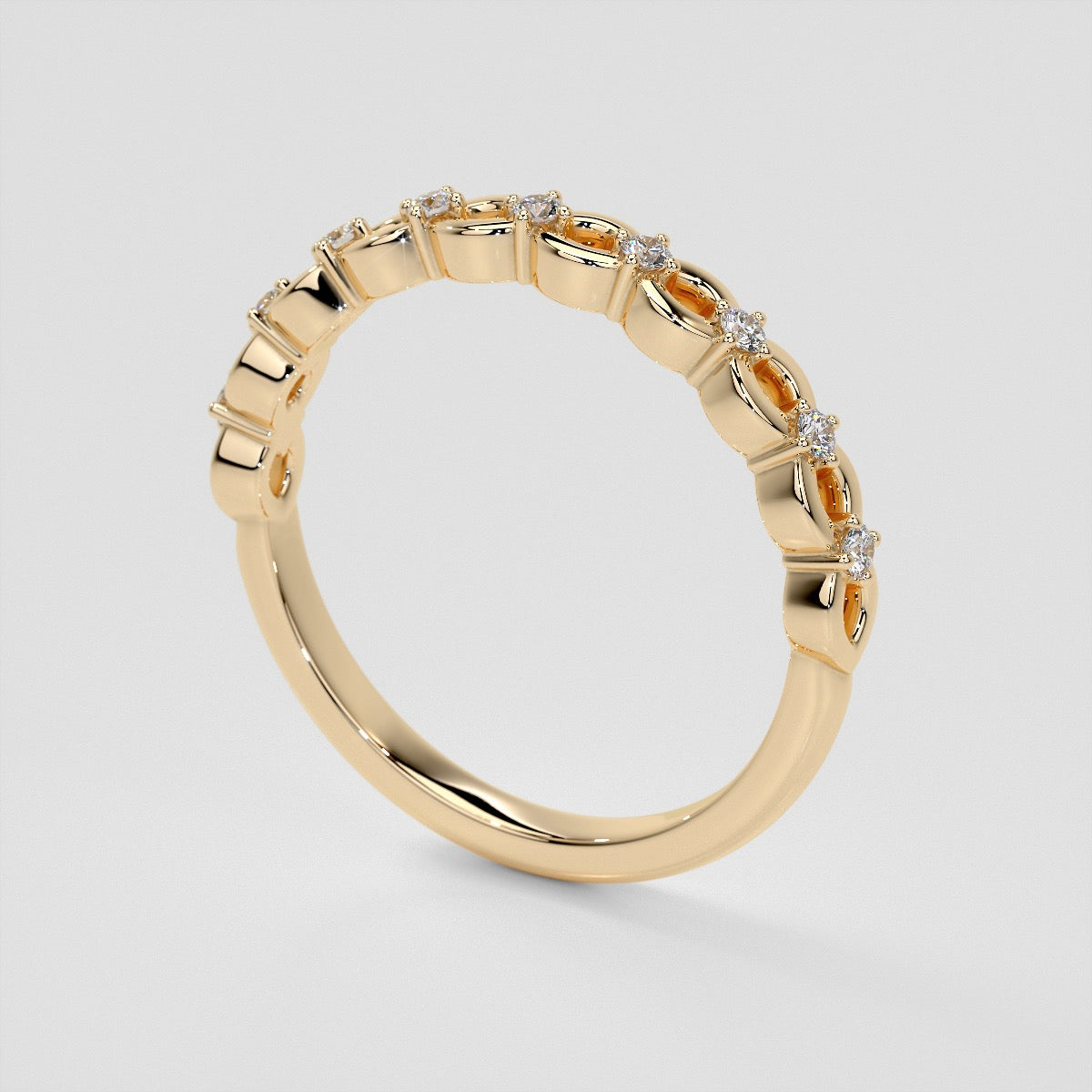 1/8 CTW Lab Grown Diamond Infinite Whispers Band