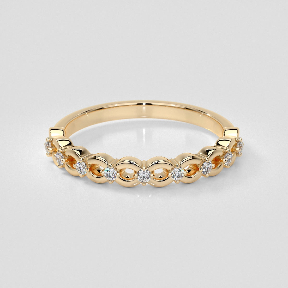 1/8 CTW Lab Grown Diamond Infinite Whispers Band