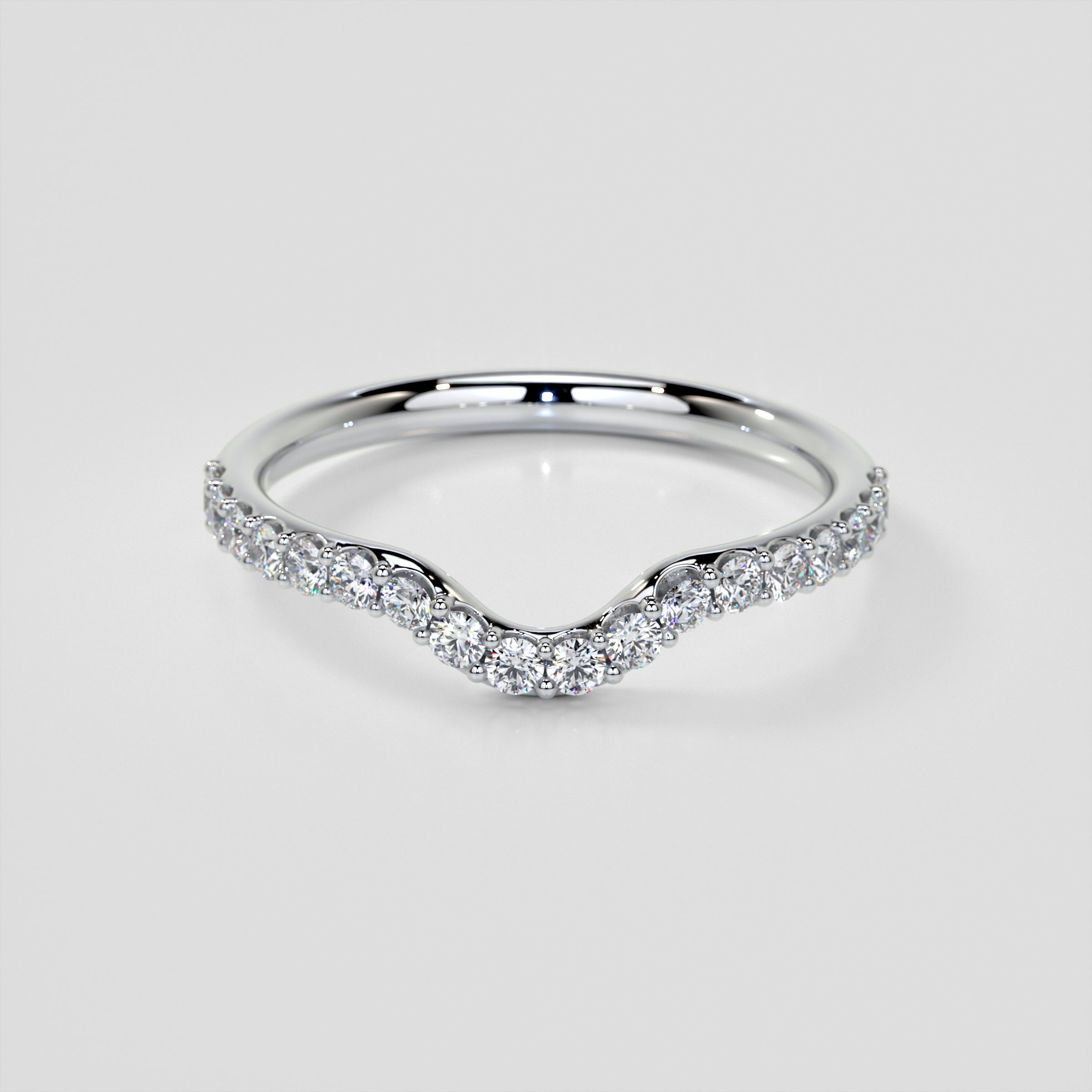 Marquise Cut Hidden Halo Engagement Ring