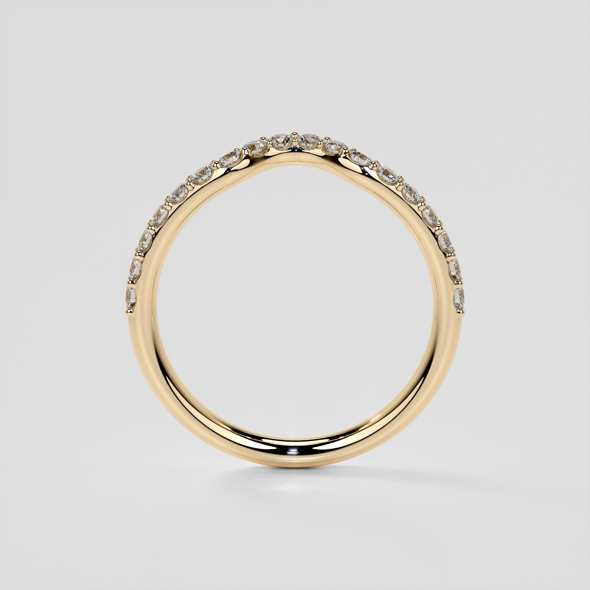 Lab Grown Diamond Marquise Cut Hidden Halo Engagement Ring