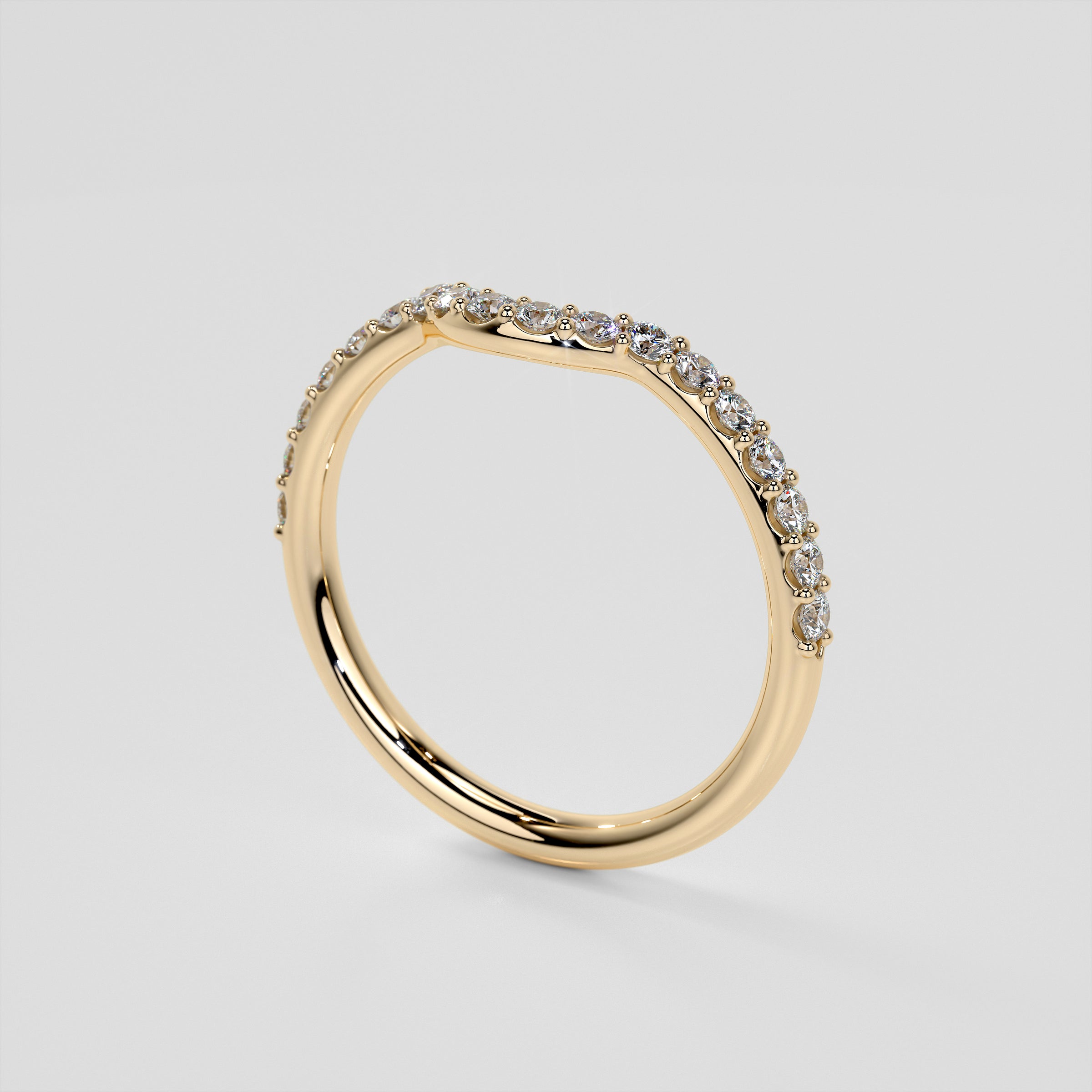 Lab Grown Diamond Radiant Cut Hidden Halo Engagement Ring