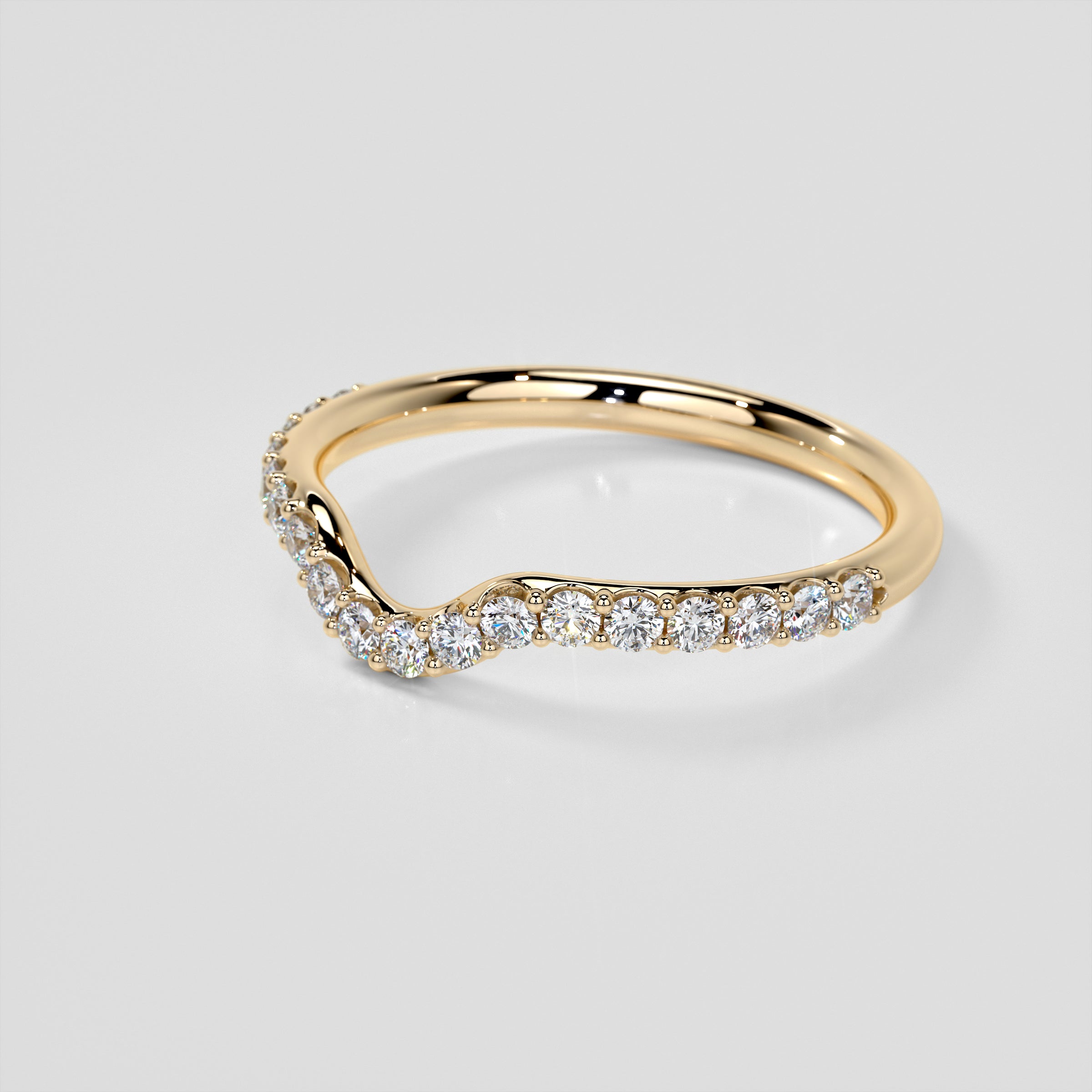 Lab Grown Diamond Marquise Cut Hidden Halo Engagement Ring