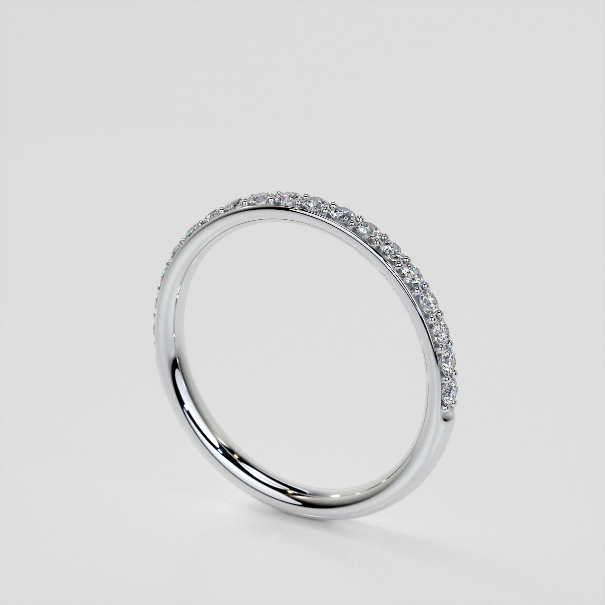 Princess Cut Hidden Halo Engagement Ring