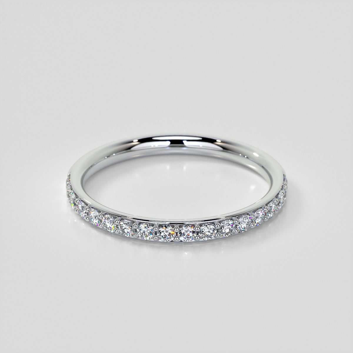 Princess Cut Hidden Halo Engagement Ring