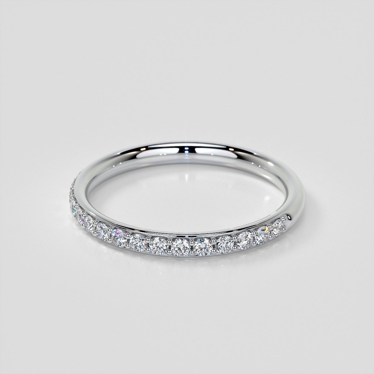 Princess Cut Hidden Halo Engagement Ring