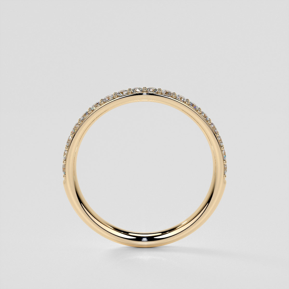 Princess Cut Hidden Halo Engagement Ring