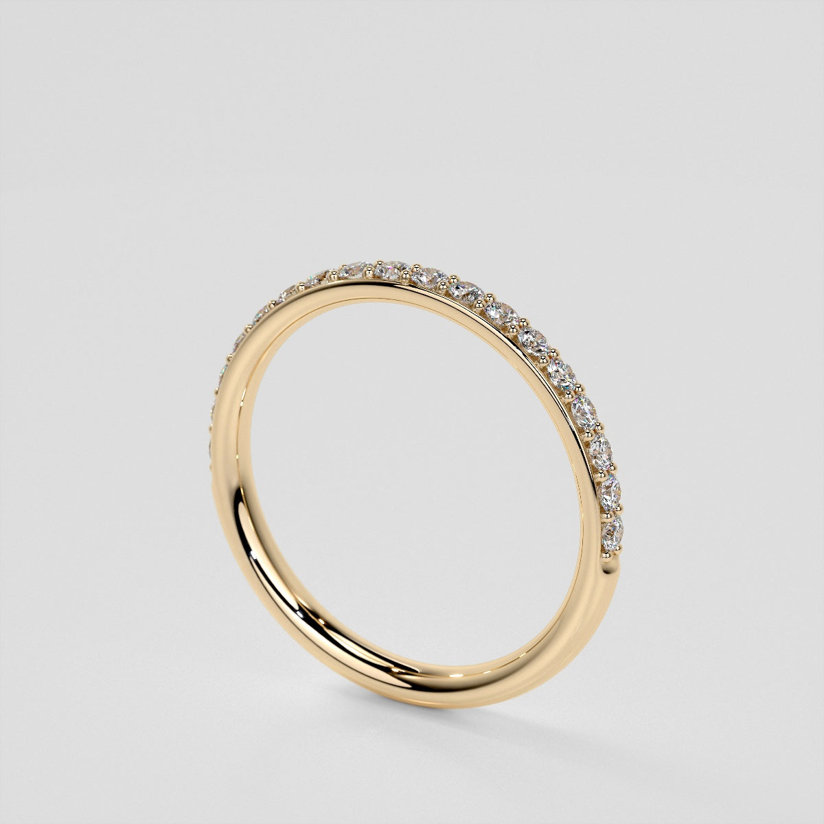 Princess Cut Hidden Halo Engagement Ring
