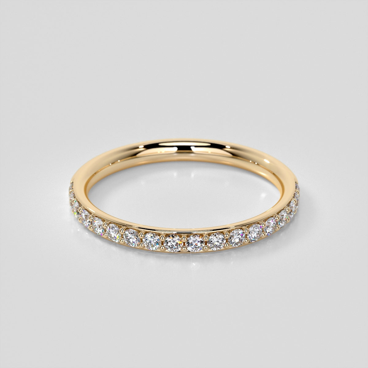 Princess Cut Hidden Halo Engagement Ring