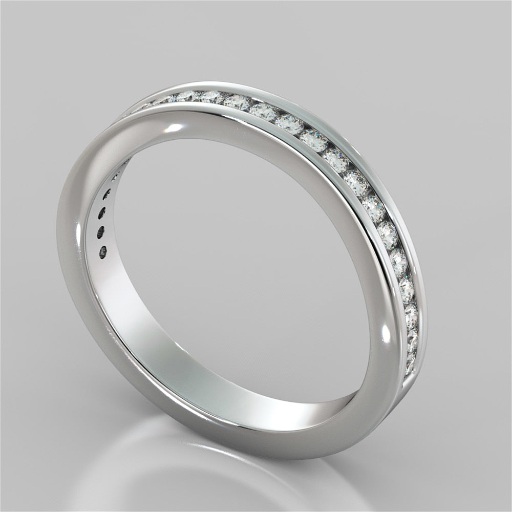 1.5Ct Princess Cut Lab Grown Diamond 5-Stone Engagement Ring with Accents