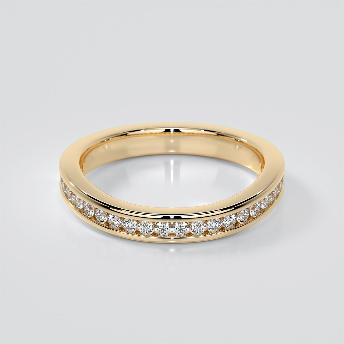 1.5Ct Princess Cut Lab Grown Diamond 5-Stone Engagement Ring with Accents