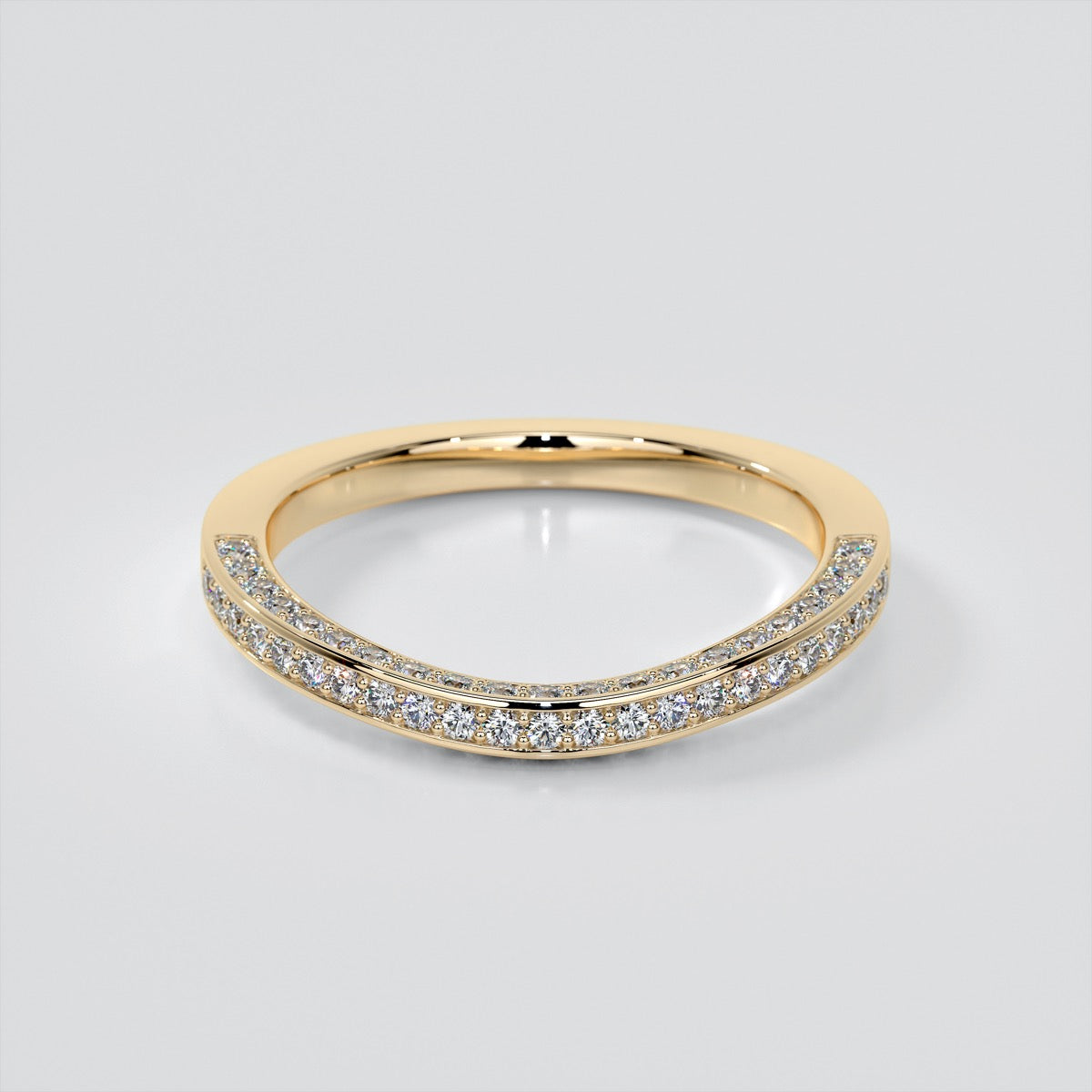 Split Shank Princess Cut Wedding Set with Accents
