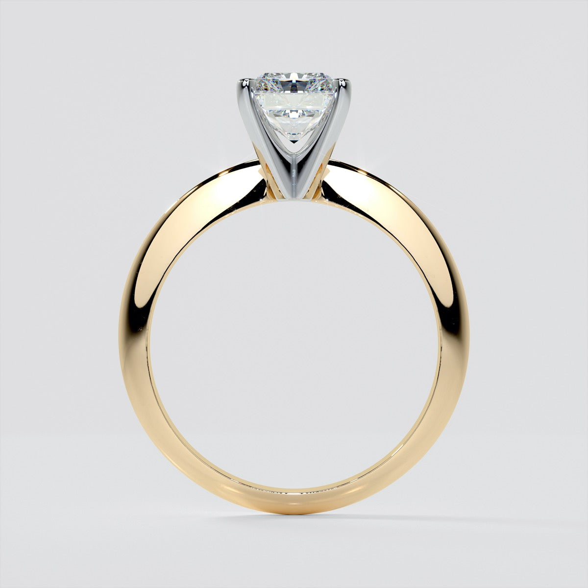 Radiant Cut Tiffany Style Engagement Ring