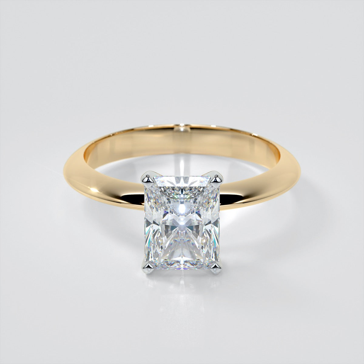 Radiant Cut Tiffany Style Engagement Ring