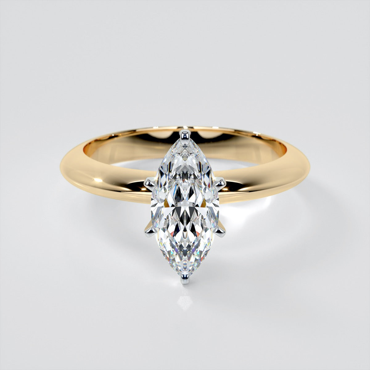 Marquise Cut 6-Prong Tiffany Style Engagement Ring