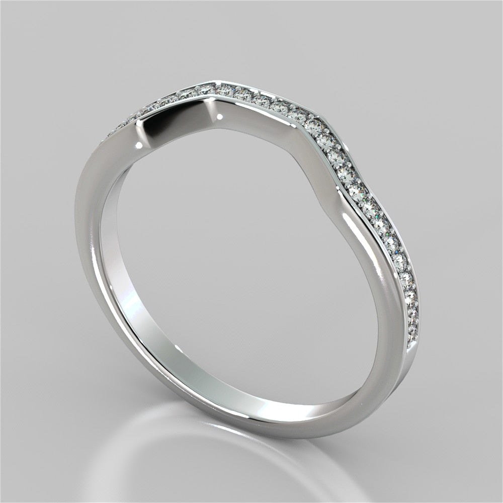 Lab Grown Diamond Radiant Cut Three-Stone Engagement Ring With Trapezoids