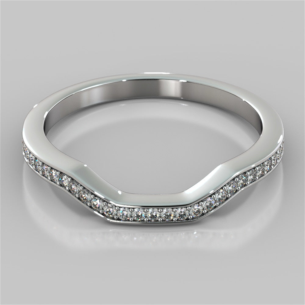 Lab Grown Diamond Radiant Cut Three-Stone Engagement Ring With Trapezoids