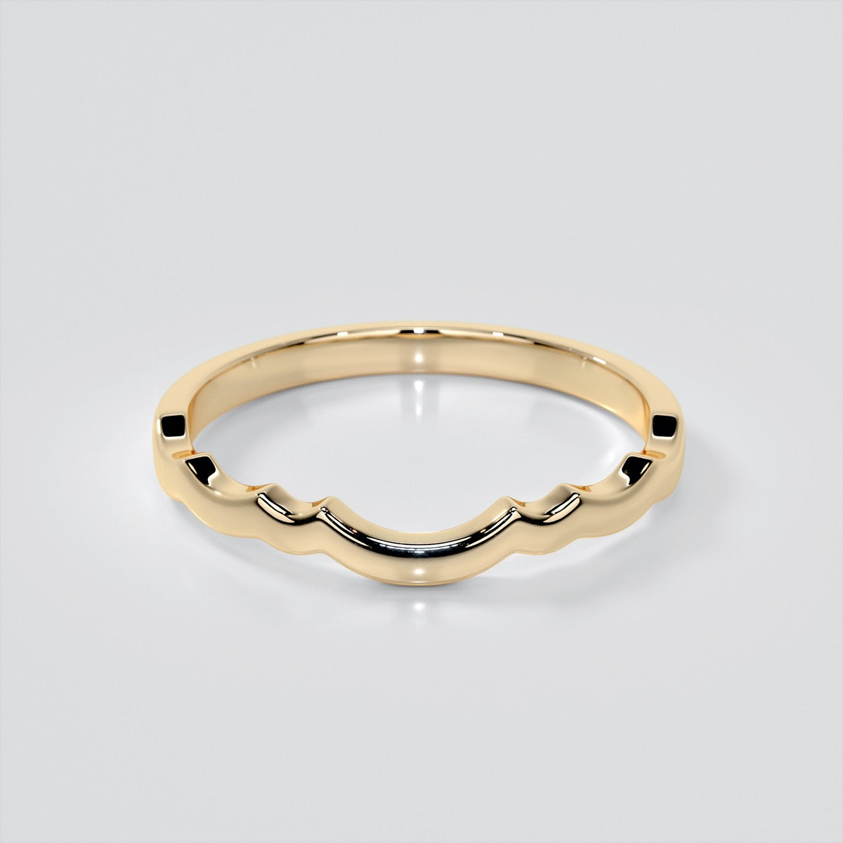Round Cut Halo Cathedral Style Wedding Set With 2 Matching Bands