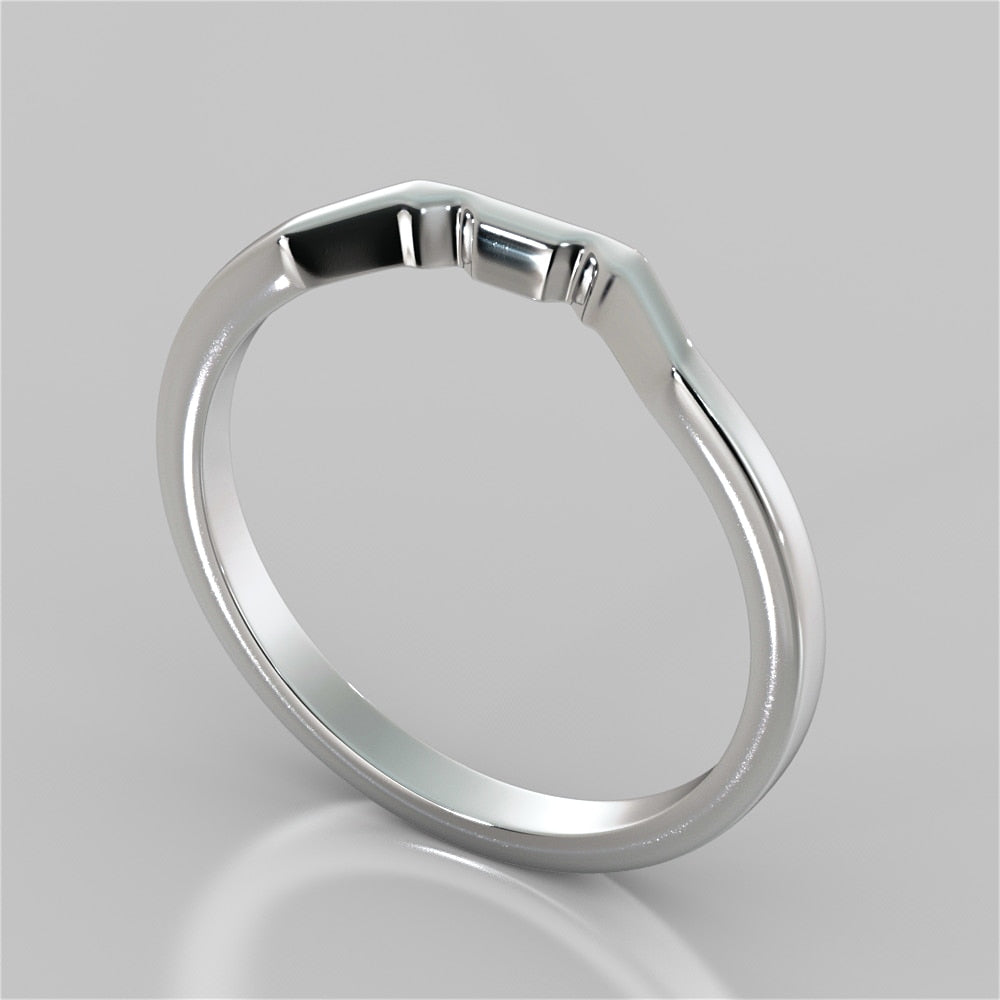 Shadow Wedding Band