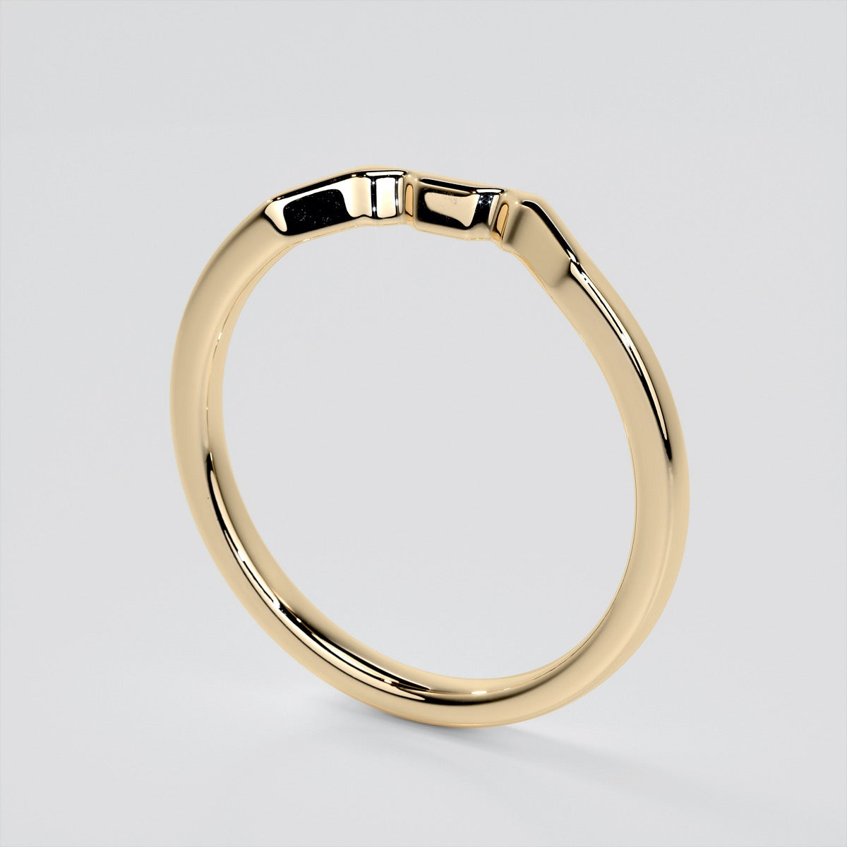 Princess Cut Three-Stone Engagement Ring With Trillion Accents