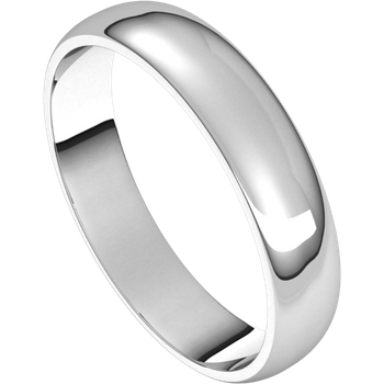 Half Round Lightweight Comfort Fit Band