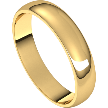 Half Round Lightweight Comfort Fit Band
