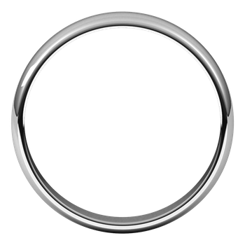 Half Round Lightweight Comfort Fit Band