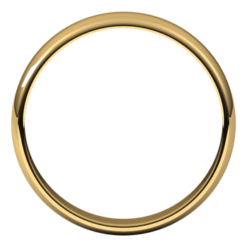 Half Round Lightweight Comfort Fit Band