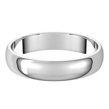 Half Round Lightweight Comfort Fit Band