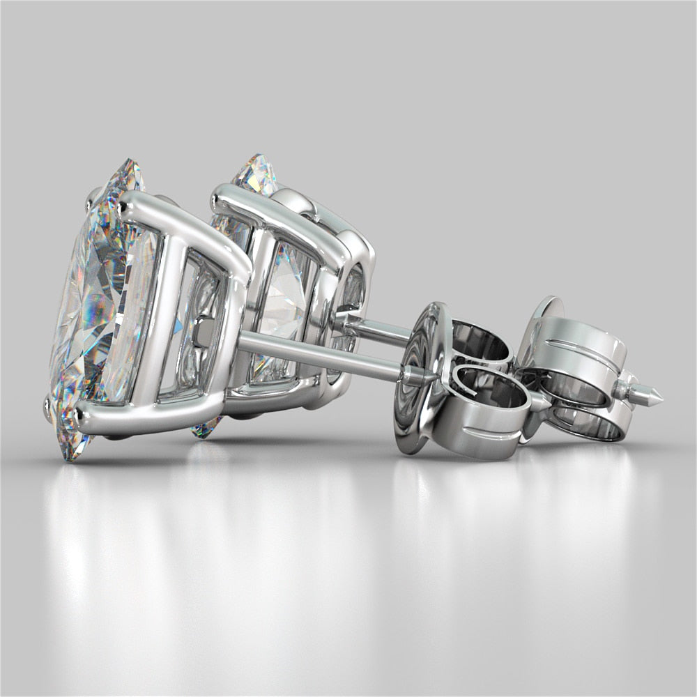 Lab grown Diamond Oval Cut Stud Earrings