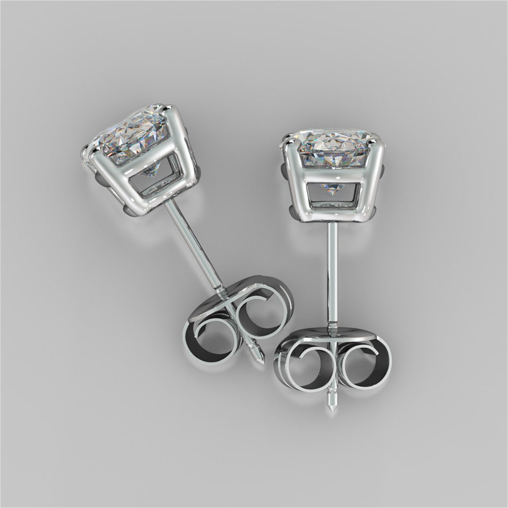 Lab grown Diamond Oval Cut Stud Earrings