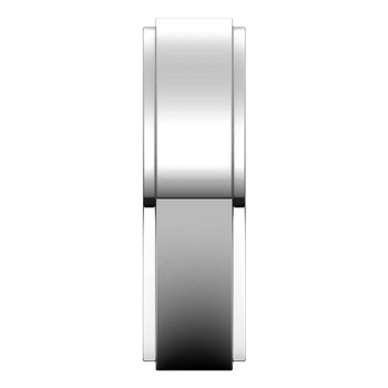 Stepped Edge Comfort Fit Flat Band