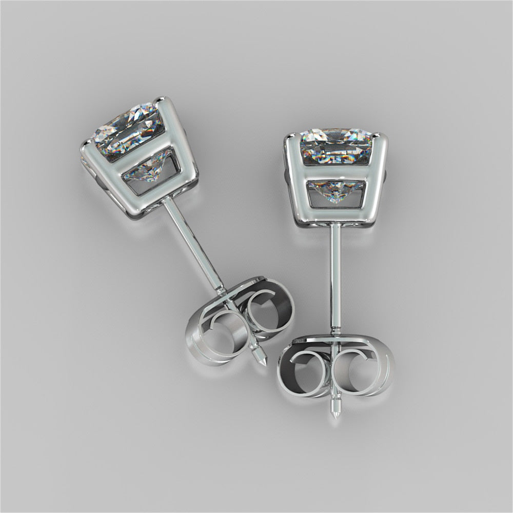 Lab Grown Diamond Cushion Cut Stud Earrings