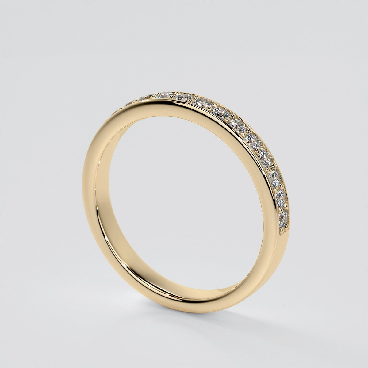 Princess Cut Accented Cathedral Wedding Set