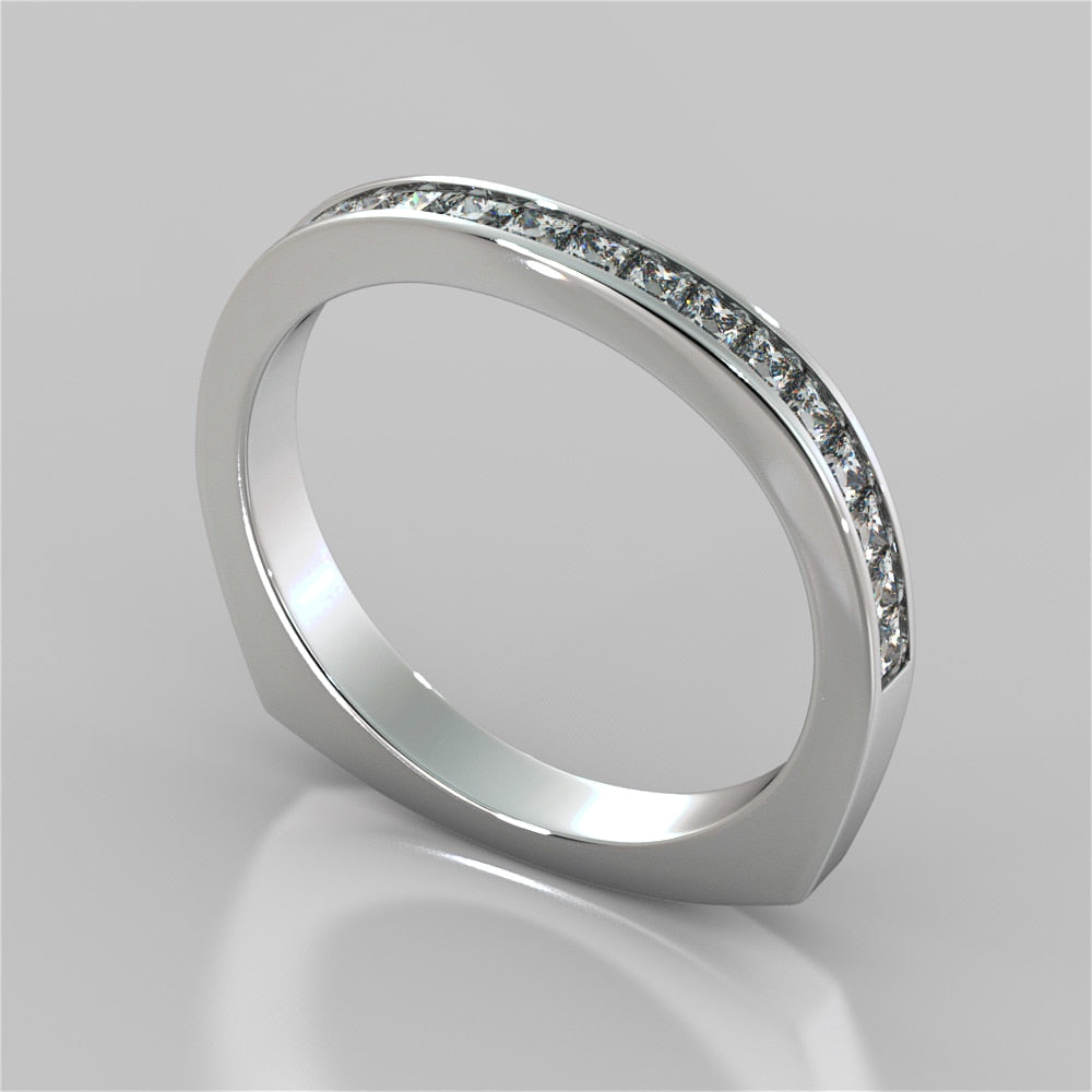 Euro Style Contoured Wedding Band