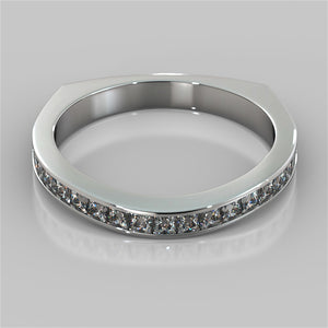 Euro Style Contoured Wedding Band