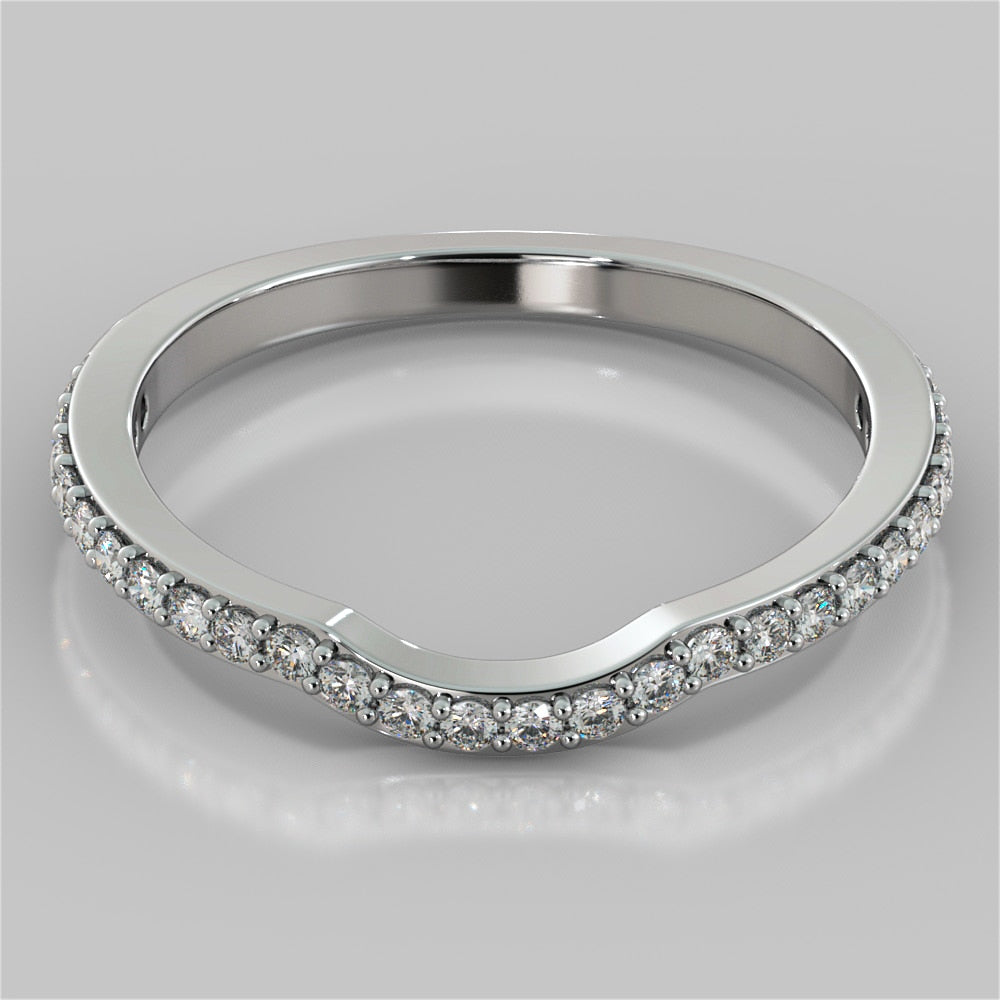 2.0CT Round Cut Lab Grown Diamond Split Shank Halo Engagement Ring