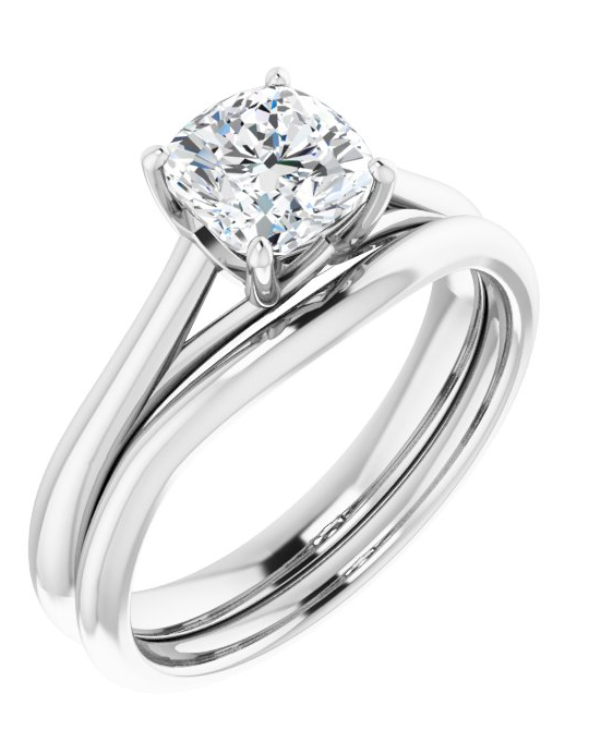 Lab Grown Diamond Round Cut Solitaire Engagement Ring