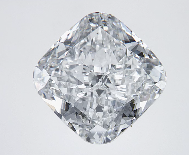 2.80CTW Cushion Cut Tulipset-Halo Lab Grown Diamond Engagement Ring