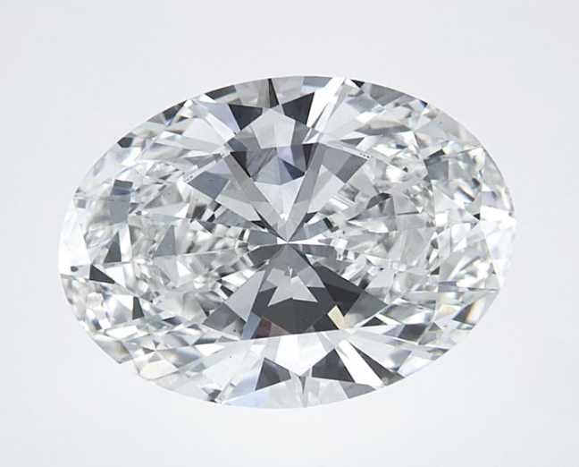 2.31CTW Oval Cut Halo Lab Grown Diamond Engagement Ring